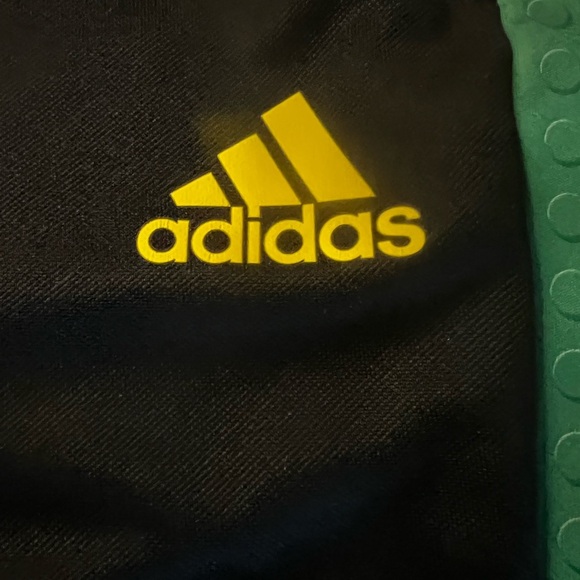 Adidas X Legos Black Joggers with Green LEGO Graphic Size Large - Picture 15 of 15